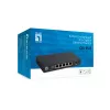 5-portowy niezarządzalny przełącznik Ethernet 2.5G LEVELONE GEU-0525 — 5× 2.5G RJ-45, niezarządzalny, przepustowość 25 Gbit/s, możliwość montażu na ścianie