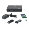 AV transmitter LEVELONE HVE-6701T — HDMI 1.3b, do 1920×1080, Cat5e/Cat6/Cat7, Mini‑USB, 12V DC