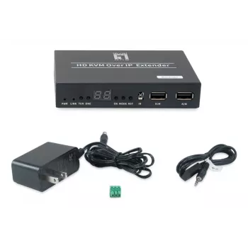 Nadajnik do ściany wideo HDMI LEVELONE HVE-6701R PoE — HDMI przez IP, jednokanałowy