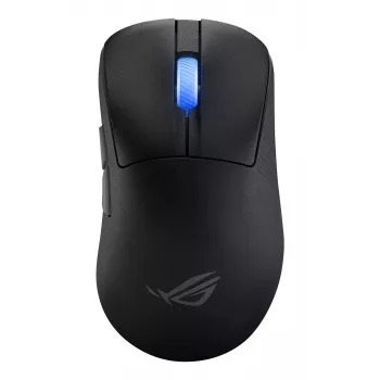 Mysz ASUS ROG Keris II Ace Wireless AimPoint Czarna Gaming Praworęczna RF Wireless + Bluetooth + USB Typ-A Optyczna 42000 DPI