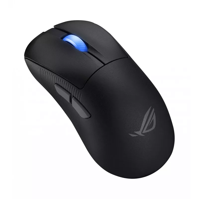 Mysz ASUS ROG Keris II Ace Wireless AimPoint Czarna Gaming Praworęczna RF Wireless + Bluetooth + USB Typ-A Optyczna 42000 DPI