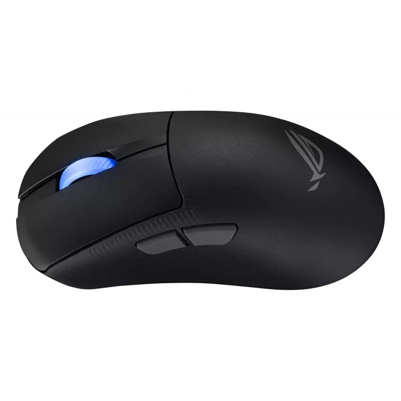 Mysz ASUS ROG Keris II Ace Wireless AimPoint Czarna Gaming Praworęczna RF Wireless + Bluetooth + USB Typ-A Optyczna 42000 DPI
