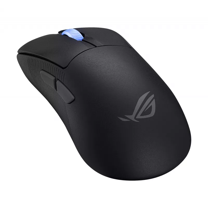 Mysz ASUS ROG Keris II Ace Wireless AimPoint Czarna Gaming Praworęczna RF Wireless + Bluetooth + USB Typ-A Optyczna 42000 DPI