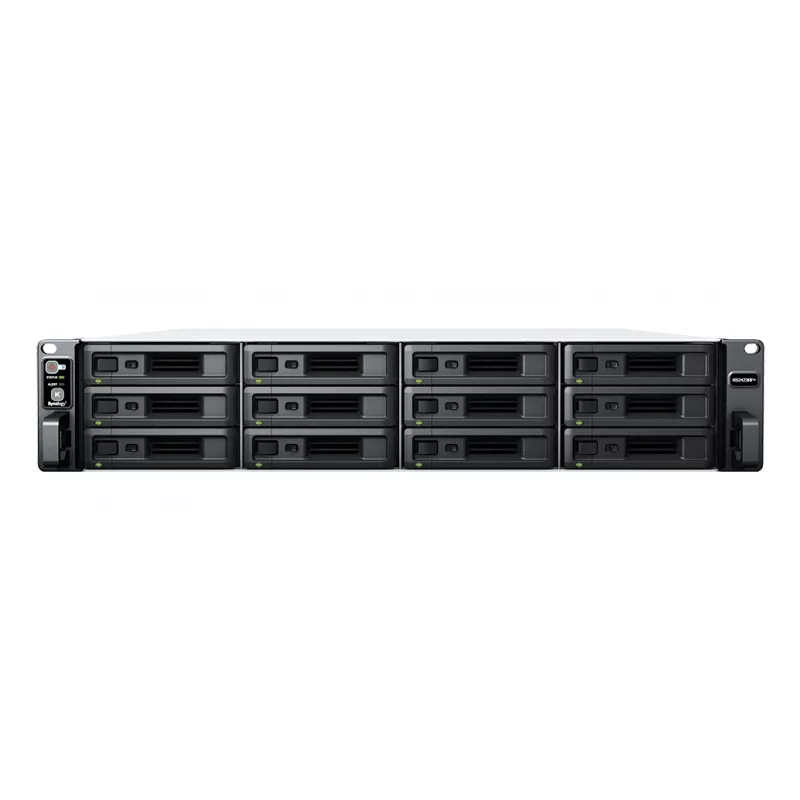 SYNOLOGY Rack Station RS2423RP+ 12-zatokowy serwer NAS 2U Barebone z redundantnym zasilaczem
