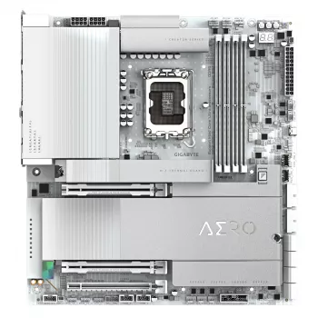 Płyta główna GIGABYTE Z890 AERO D - obsługuje procesory Intel Core Ultra (seria 2), 16+1+2 faz VRM, do 9500MHz DDR5 (OC), PCIe 5.0 M.2, Wi-Fi 7, Thunderbolt 5