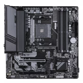 Płyta główna GIGABYTE B550M GAMING X WIFI6 - AMD Ryzen 5000, 5+3 fazy VRM, do 3200MHz DDR4, 1xPCIe 4.0 + 1xPCIe 3.0 M.2, Wi-Fi 6, 1GbE LAN, USB 3.2 Gen 1