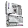 GIGABYTE X870E AORUS ELITE WIFI7 ICE Płyta Główna - Obsługuje procesory AMD Ryzen 9000, 16+2+2 fazy cyfrowego VRM, do 8200Hz DDR5 (OC), 3xPCIe 5.0 + 1xPCIe 4.0, Wi-Fi 7, 2.5GbE LAN, USB 4