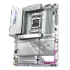 GIGABYTE X870E AORUS ELITE WIFI7 ICE Płyta Główna - Obsługuje procesory AMD Ryzen 9000, 16+2+2 fazy cyfrowego VRM, do 8200Hz DDR5 (OC), 3xPCIe 5.0 + 1xPCIe 4.0, Wi-Fi 7, 2.5GbE LAN, USB 4