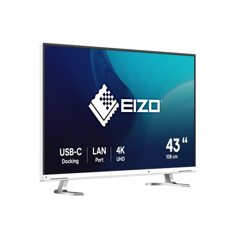 EIZO FlexScan EV4340X-WT monitor komputerowy 108 cm (42,5 cala) 3840 x 2160 pikseli 4K Ultra HD LCD Biały