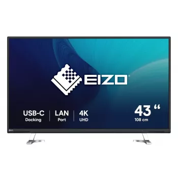 EIZO FlexScan EV4340X-BK monitor komputerowy 108 cm (42,5 cala) 3840 x 2160 pikseli 4K Ultra HD LCD Czarny
