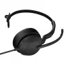 Zestaw słuchawkowy Jabra Evolve2 50 Przewodowy Head-band Biuro/Call center USB Type-C / USB Type-A Bluetooth Czarny