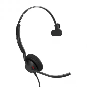 Jabra Engage 40 - (Inline Link) USB-C/A MS Mono, przewodowy, biuro/centrum telefoniczne, 45 g, słuchawka, czarny