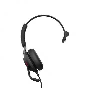Zestaw słuchawkowy Jabra Evolve2 40 SE przewodowy USB Type-C / USB-A, nauszny, pałąk na głowę, 20–20000 Hz, 113 g, czarny