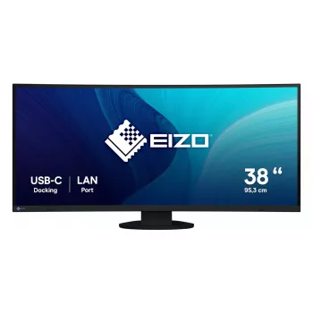Monitor EIZO FlexScan EV3895 37.5 cala Ultra‑Szeroki Zakrzywiony IPS 3840×1600, 300 cd/m², 1000:1, USB‑C PD 85W, DisplayPort, HDMI, hub USB, VESA