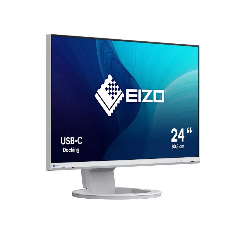 Monitor EIZO EV2480-WT 24 cale IPS LED Full HD 1920x1080, 5 ms, 60 Hz, DVI-D/HDMI/DisplayPort, koncentrator USB, VESA, biały