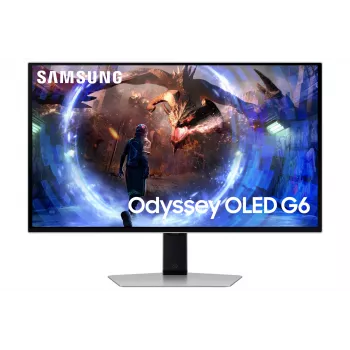 Monitor komputerowy Samsung G60SD 68.6 cm (27 cali) 2560 x 1440 pikseli Quad HD OLED Srebrny
