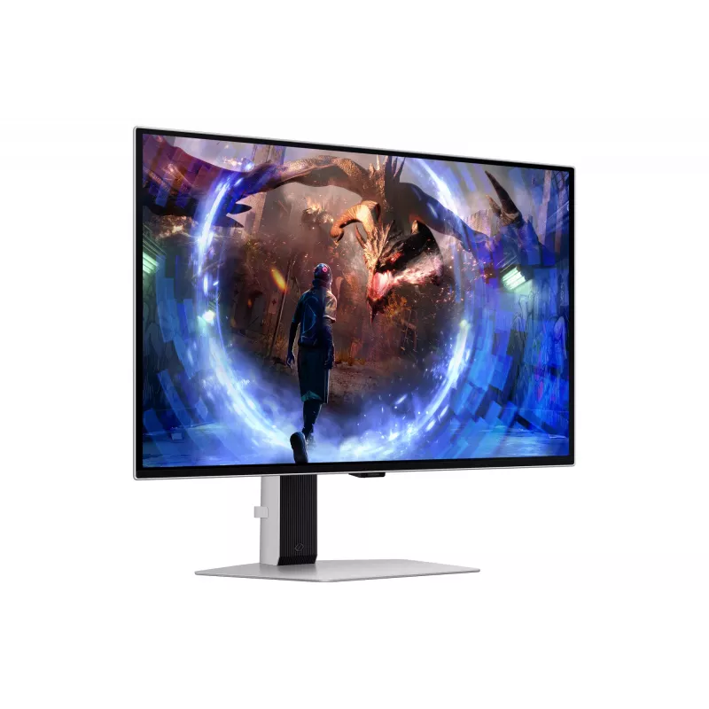 Monitor komputerowy Samsung G60SD 68.6 cm (27 cali) 2560 x 1440 pikseli Quad HD OLED Srebrny