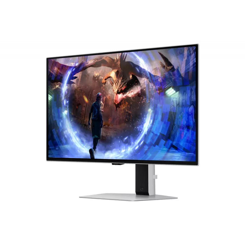 Monitor komputerowy Samsung G60SD 68.6 cm (27 cali) 2560 x 1440 pikseli Quad HD OLED Srebrny