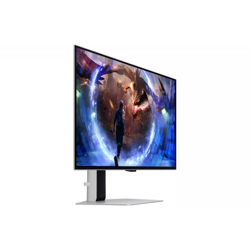 Monitor komputerowy Samsung G60SD 68.6 cm (27 cali) 2560 x 1440 pikseli Quad HD OLED Srebrny