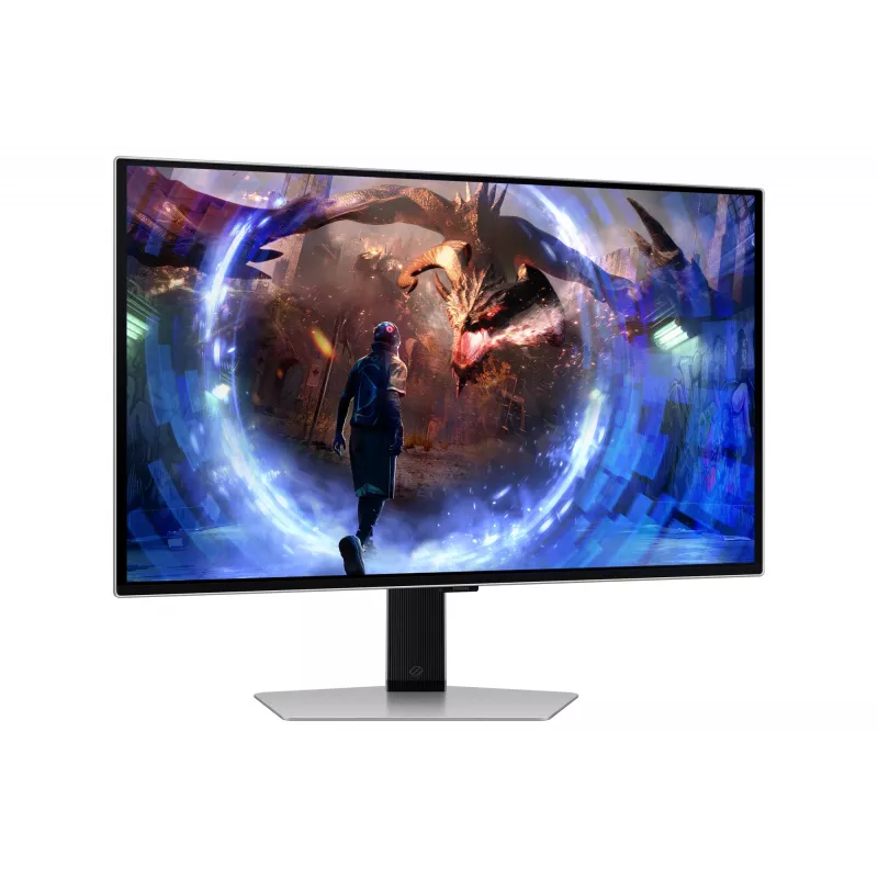 Monitor komputerowy Samsung G60SD 68.6 cm (27 cali) 2560 x 1440 pikseli Quad HD OLED Srebrny