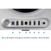 Monitor komputerowy Samsung G60SD 68.6 cm (27 cali) 2560 x 1440 pikseli Quad HD OLED Srebrny
