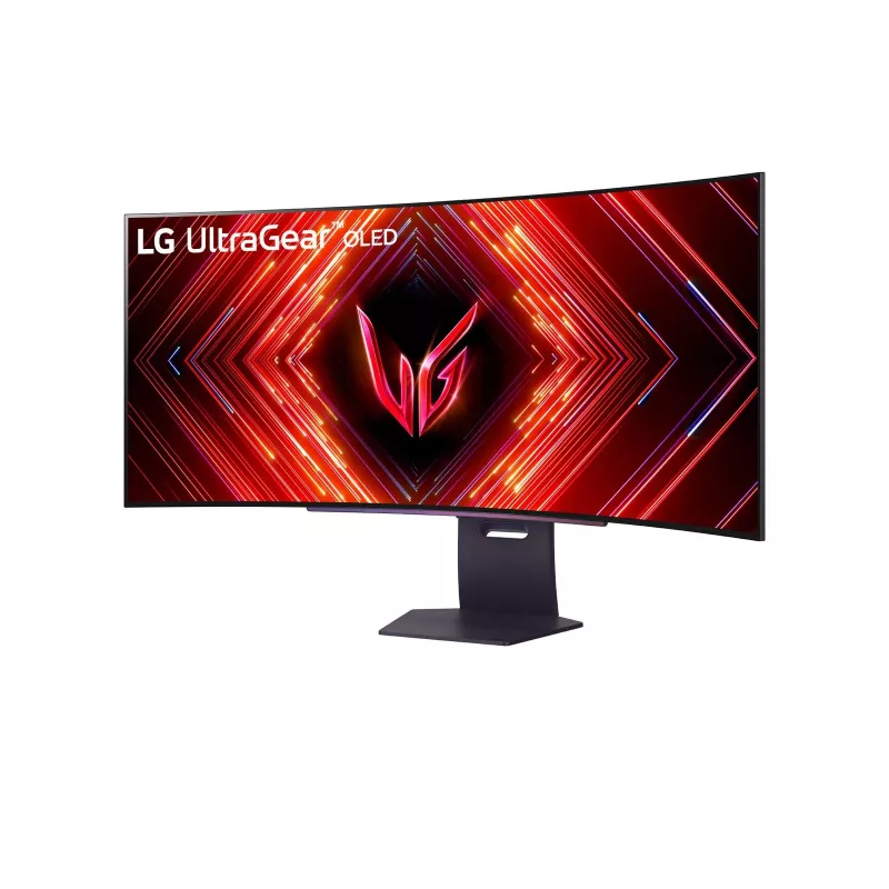 LG 45GS95QX-B monitor komputerowy 114,3 cm (45 cali) 3440 x 1440 pikseli Wide Quad HD OLED czarny