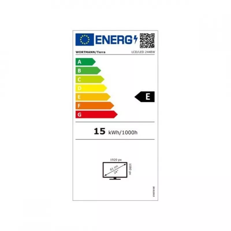 TERRA 3030238 monitor komputerowy 60,5 cm (23,8 cala) 1920 x 1080 pikseli Full HD LED Czarny