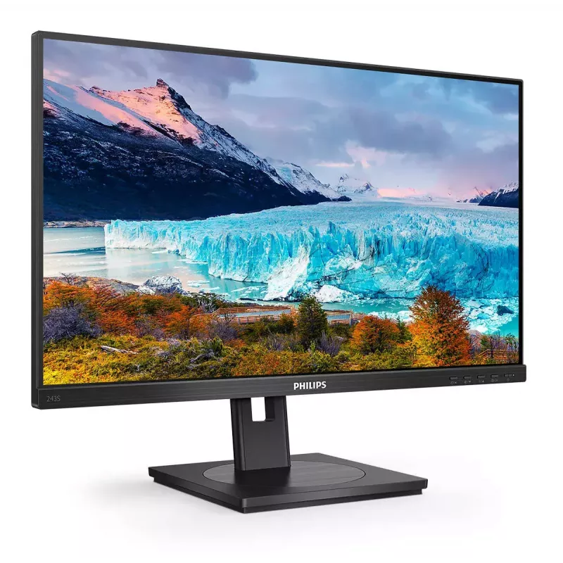 Monitor komputerowy Philips S Line 243S1/00 60,5 cm (23,8 cala) 1920 x 1080 pikseli Full HD LCD Czarny