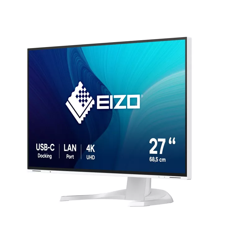 Monitor komputerowy EIZO FlexScan EV2740X-WT 68,6 cm (27 cali) 3840 x 2160 pikseli 4K Ultra HD LCD Biały