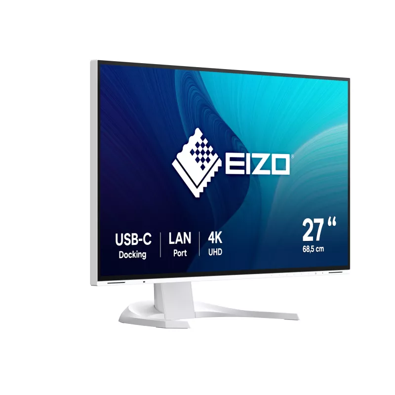 Monitor komputerowy EIZO FlexScan EV2740X-WT 68,6 cm (27 cali) 3840 x 2160 pikseli 4K Ultra HD LCD Biały