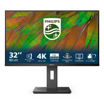 Monitor komputerowy Philips 3000 series 32B1N3800/00 81,3 cm (32 cale) 3840 x 2160 pikseli 4K Ultra HD LCD Czarny