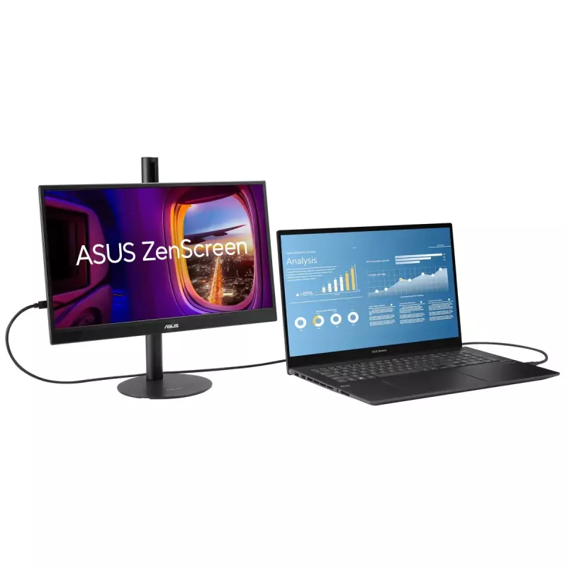 Monitor ASUS ZenScreen MB17AHG 43,9 cm (17,3 cala) 1920 x 1080 pikseli Full HD LCD Czarny