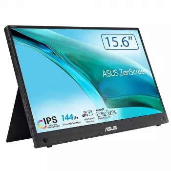 ASUS ZenScreen MB16AHG monitor komputerowy 39,6 cm (15,6 cala) 1920 x 1080 pikseli Full HD Czarny