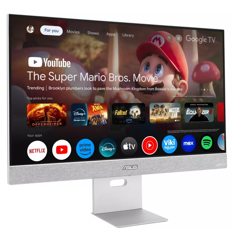 Monitor ASUS ZenScreen Smart MS27UC 68,6 cm (27 inch) 3840 x 2160 piksele 4K Ultra HD LCD Szary