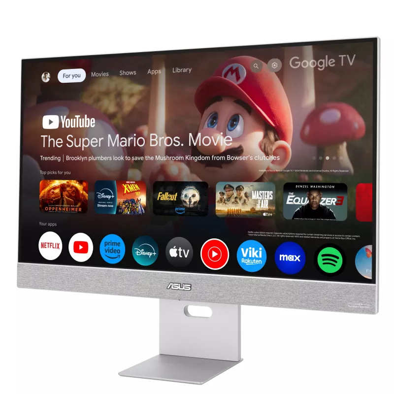 Monitor ASUS ZenScreen Smart MS27UC 68,6 cm (27 inch) 3840 x 2160 piksele 4K Ultra HD LCD Szary