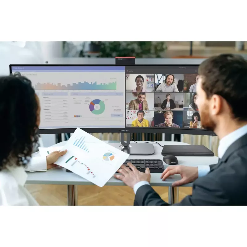 Philips 49B2U6903CH/00 monitor komputerowy 124,5 cm (49 cali) 5120 x 1440 pikseli Dual QHD LCD Szary