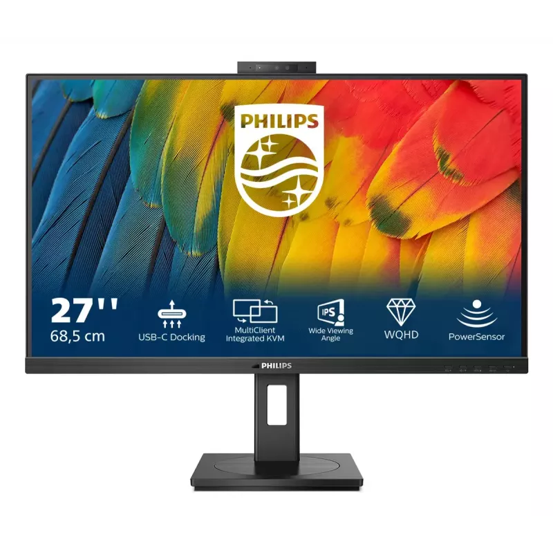 Philips 5000 series 27B1U5601H/00 monitor komputerowy 68.6 cm (27 cali) 2560 x 1440 pikseli Quad HD LCD Czarny