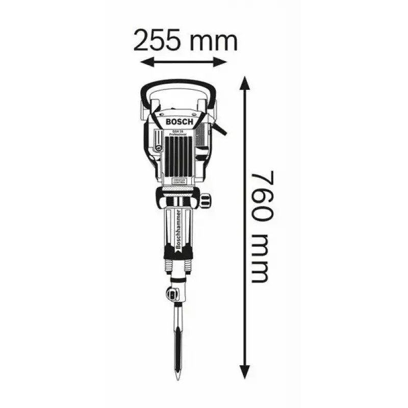 Bosch 0 611 335 100 młotowiertarka 1750 W