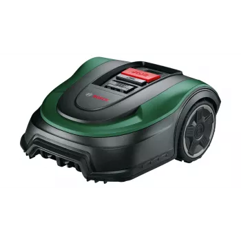 Kosiarka robotowa Bosch Indego M+ 700, akumulatorowa, czarno-zielona