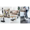 Bosch BSS711W odkurzacz pionowy/szczotka elektryczna, bateryjny, do czyszczenia na sucho, bezworkowy, 0,3 l, czarny, srebrny, biały