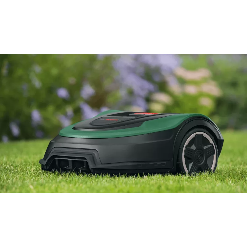 Kosiarka robotowa Bosch Indego M 700, akumulatorowa, czarno-zielona