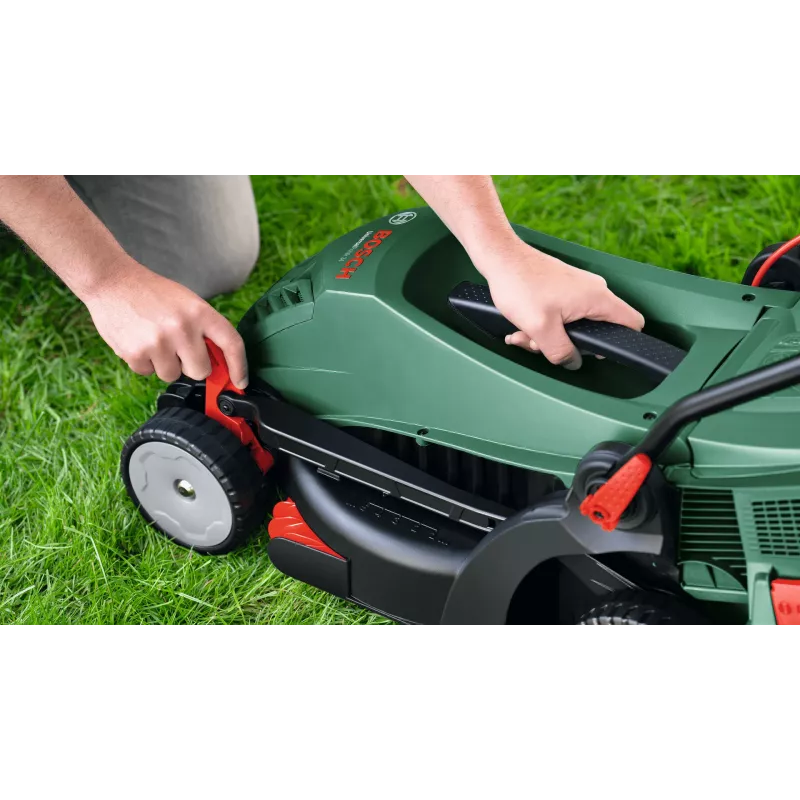 Elektryczna kosiarka do trawy Bosch UniversalRotak 34-405, 1300 W, szerokość cięcia 34 cm