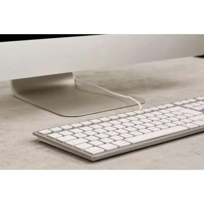 Klawiatura CHERRY KC 6000C FOR MAC uniwersalna USB QWERTZ niemiecka srebrna