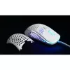 XTRFY M42 symetryczna mysz gamingowa — sensor optyczny, 16 000 DPI, USB Type-A, biała, RGB