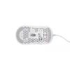 XTRFY M42 symetryczna mysz gamingowa — sensor optyczny, 16 000 DPI, USB Type-A, biała, RGB