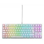 Klawiatura gamingowa CHERRY K4V2 TKL USB QWERTZ niemiecka biała RGB LED