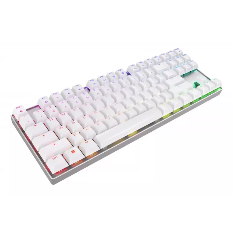 CHERRY MX 8.2 TKL Wireless RGB klawiatura gamingowa USB + RF Wireless + Bluetooth QWERTZ niemiecka biała