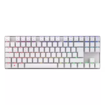 CHERRY MX 8.2 TKL Wireless RGB klawiatura gamingowa USB + RF Wireless + Bluetooth QWERTZ niemiecka biała
