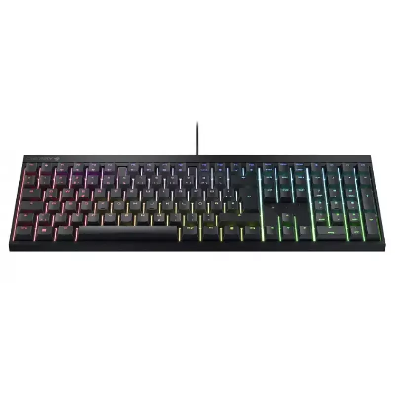 Klawiatura gamingowa CHERRY MX 2.0S USB QWERTZ niemiecka czarna mechaniczna RGB
