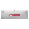 Przewodowa klawiatura mechaniczna dla graczy Cherry MX 2.0S — pełnowymiarowa (100%), układ QWERTZ niemiecki, podświetlenie RGB, USB, biała